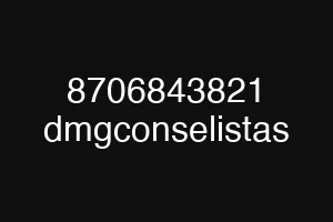 8706843821 dmgconselistas