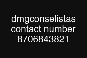 dmgconselistas contact number 8706843821