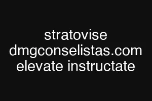 stratovise dmgconselistas.com elevate instructate